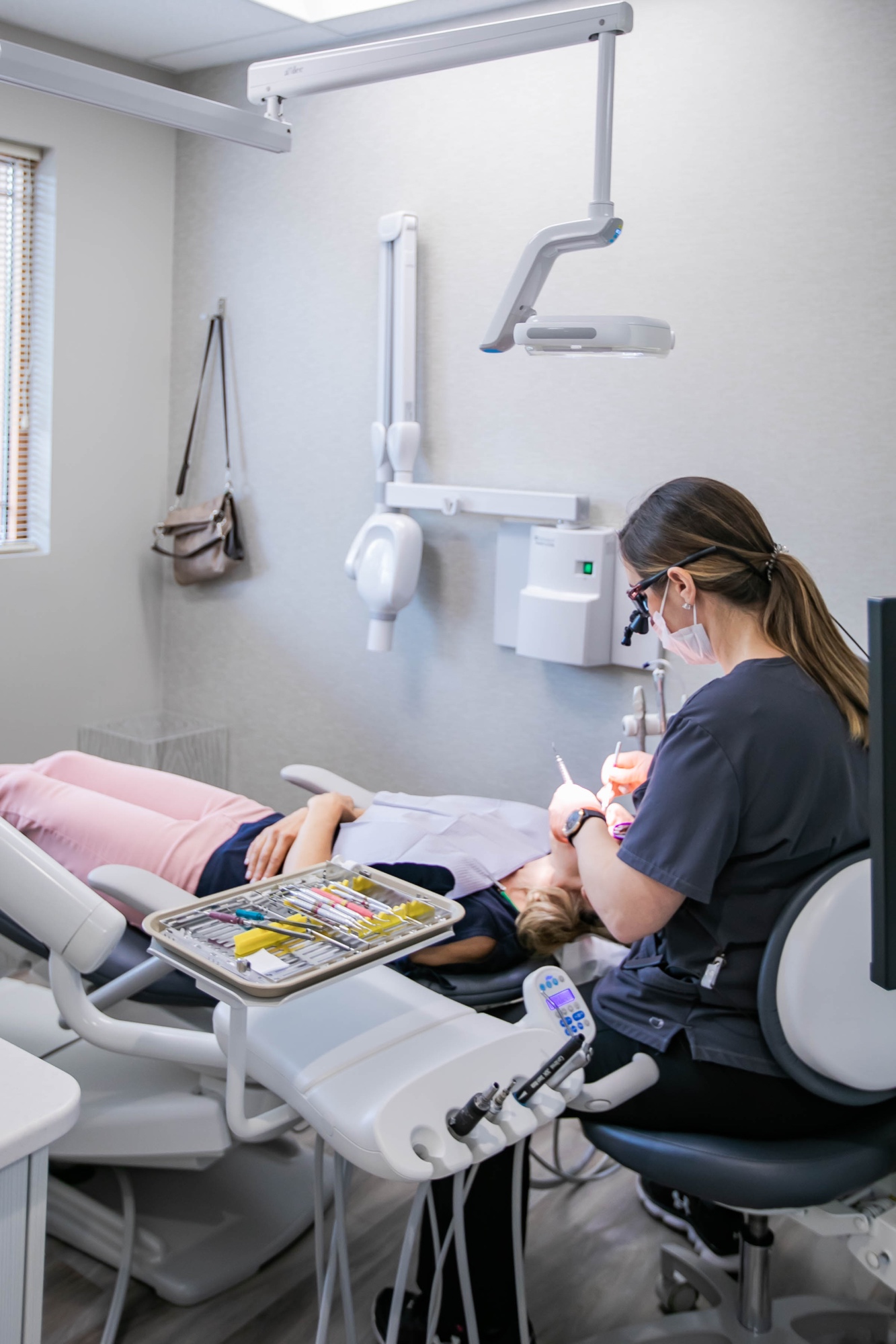 Dental cleaning procedure in Rosemary Heights Family Dental Centre in Surrey